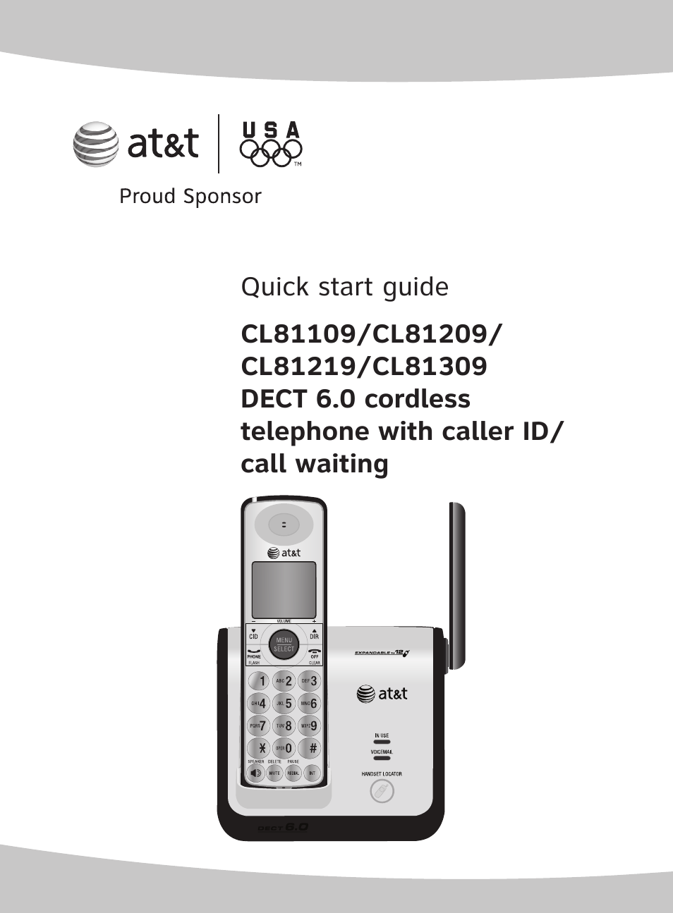 AT&T CL81209 User Manual | 10 pages