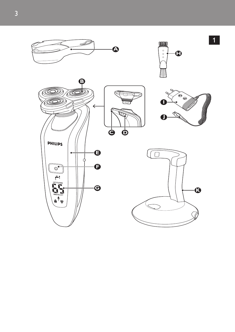 Philips Rasoir électrique User Manual | 136 pages
