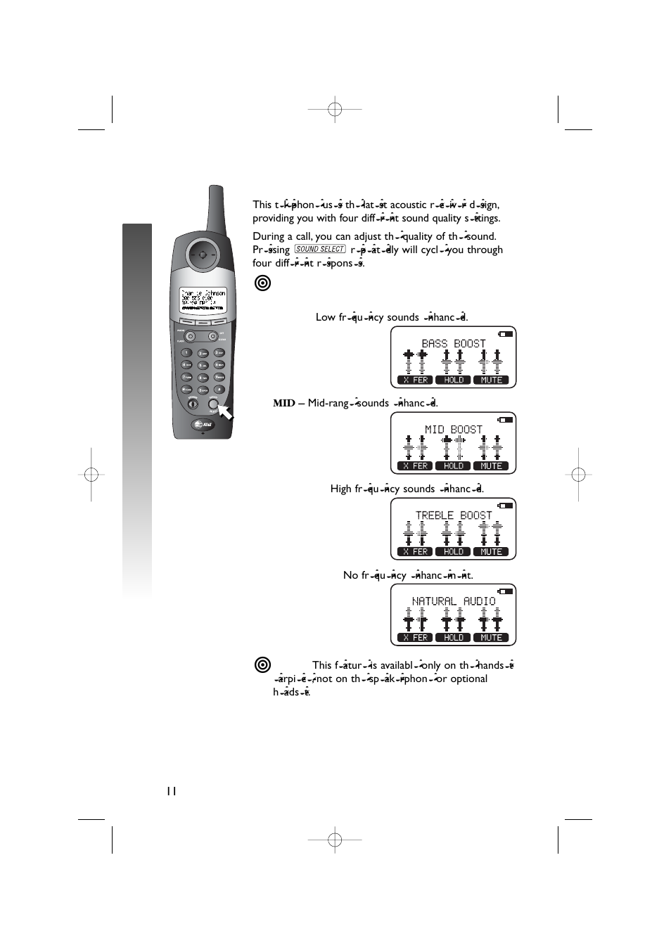 Fea ture setup – handset fea ture setup – handset | AT&T 5870 User Manual | Page 14 / 77