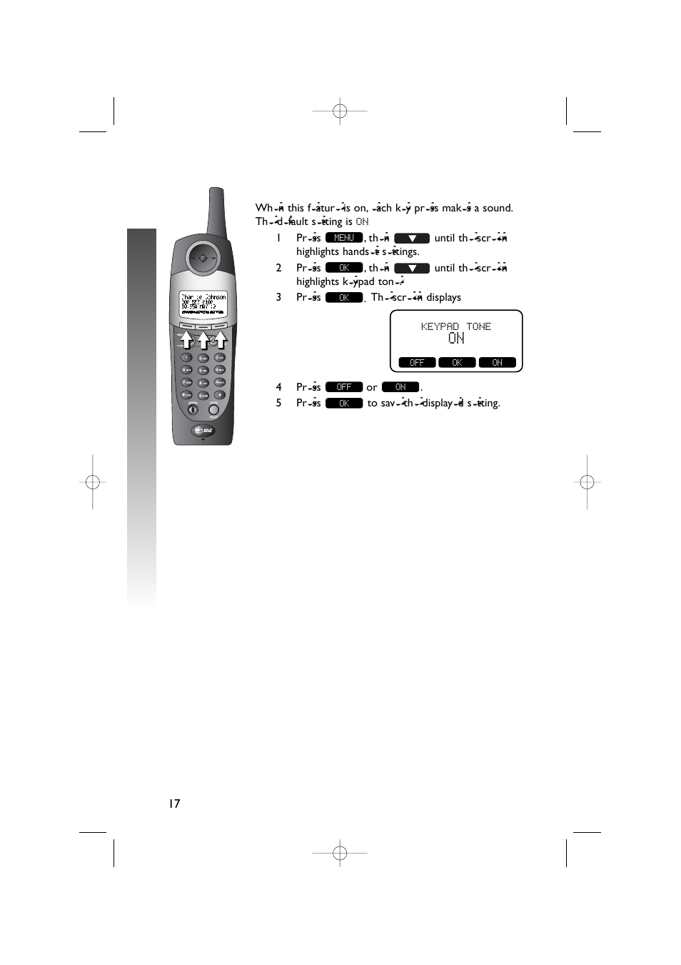 Fea ture setup – handset fea ture setup – handset | AT&T 5870 User Manual | Page 20 / 77