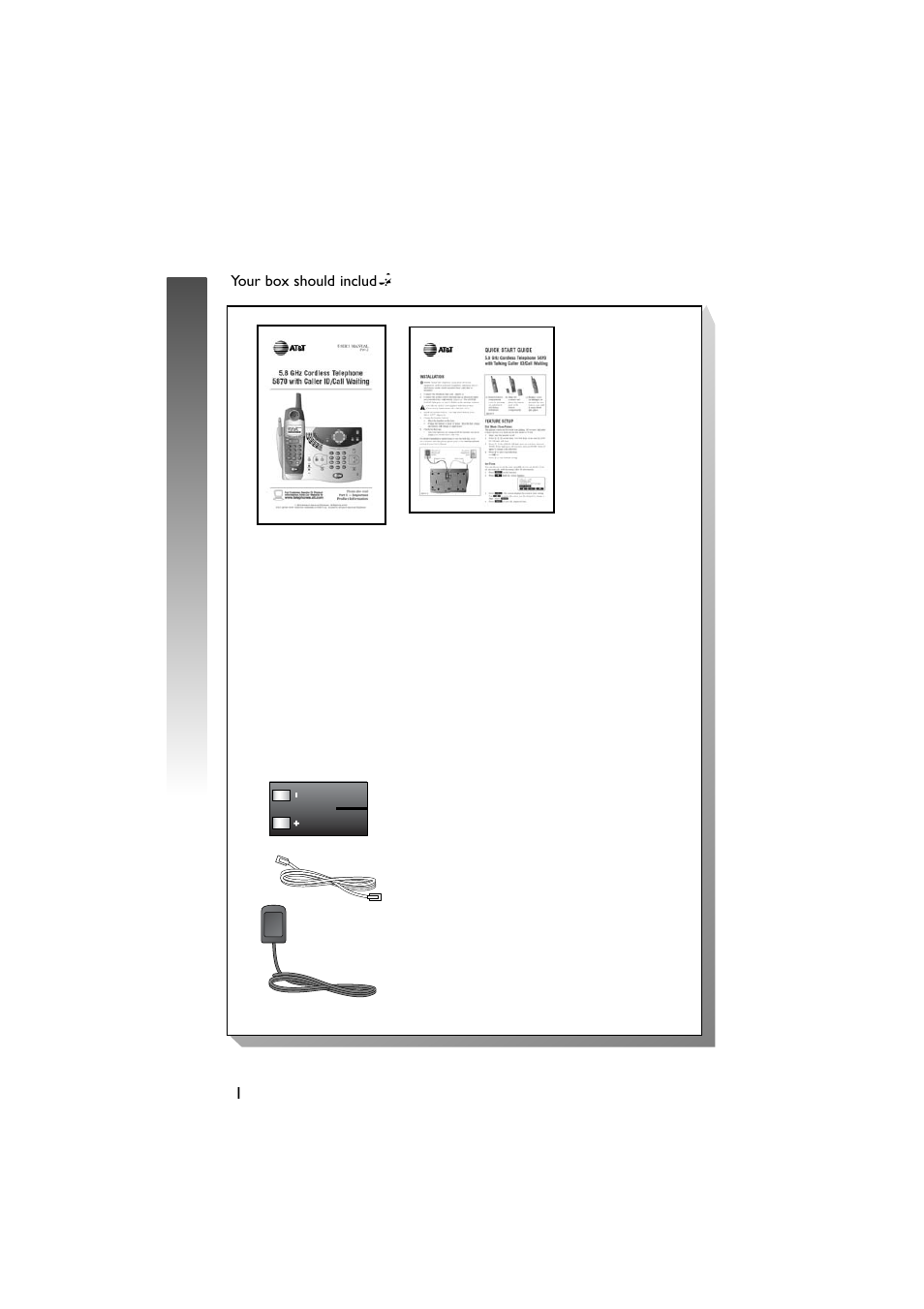 Before y ou begin before y ou begin | AT&T 5870 User Manual | Page 4 / 77