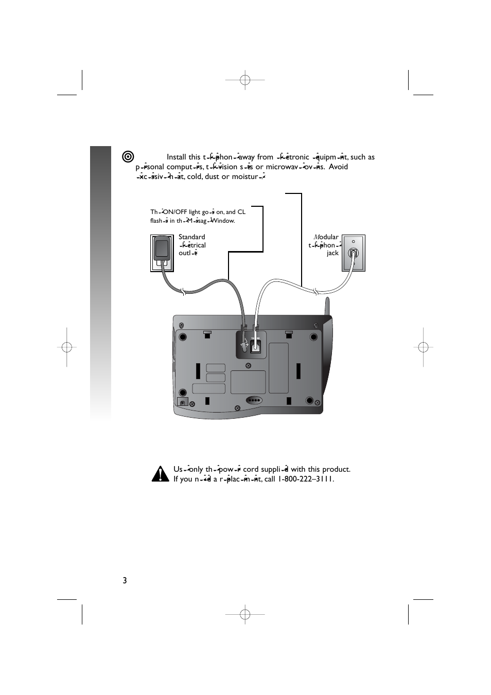Inst alla tion inst alla tion, Installation | AT&T 5870 User Manual | Page 6 / 77