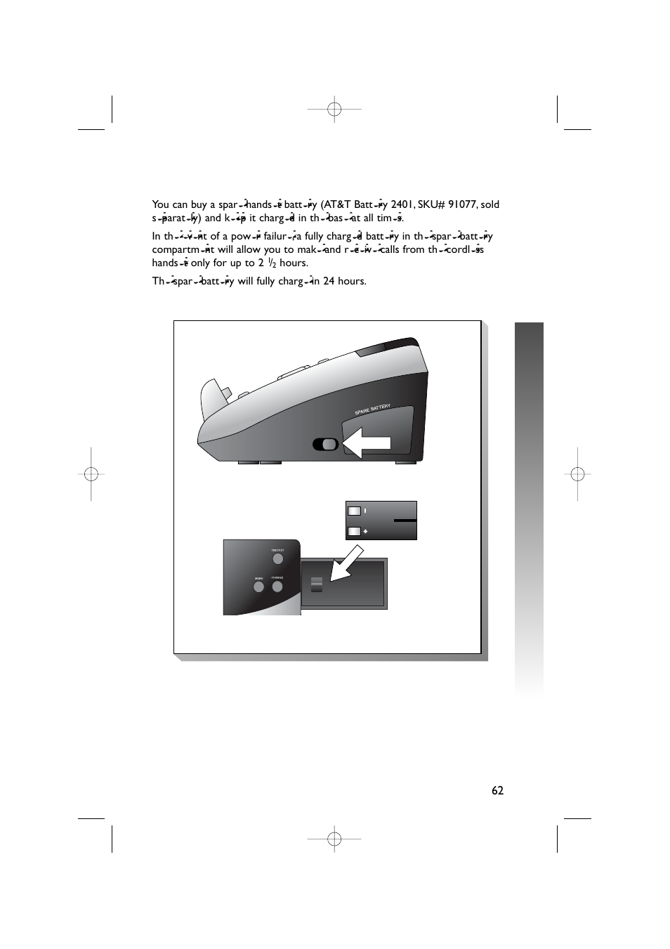 Ba tteries ba tteries | AT&T 5870 User Manual | Page 65 / 77