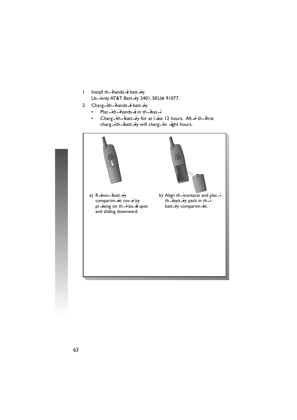 Ba tteries ba tteries | AT&T 5870 User Manual | Page 66 / 77