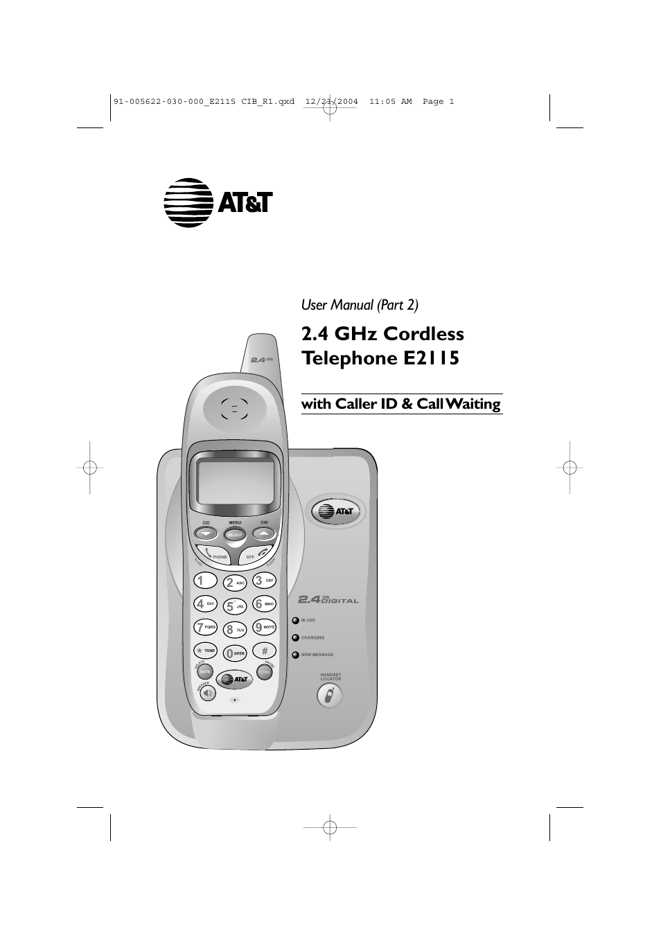 AT&T E2115 User Manual | 27 pages