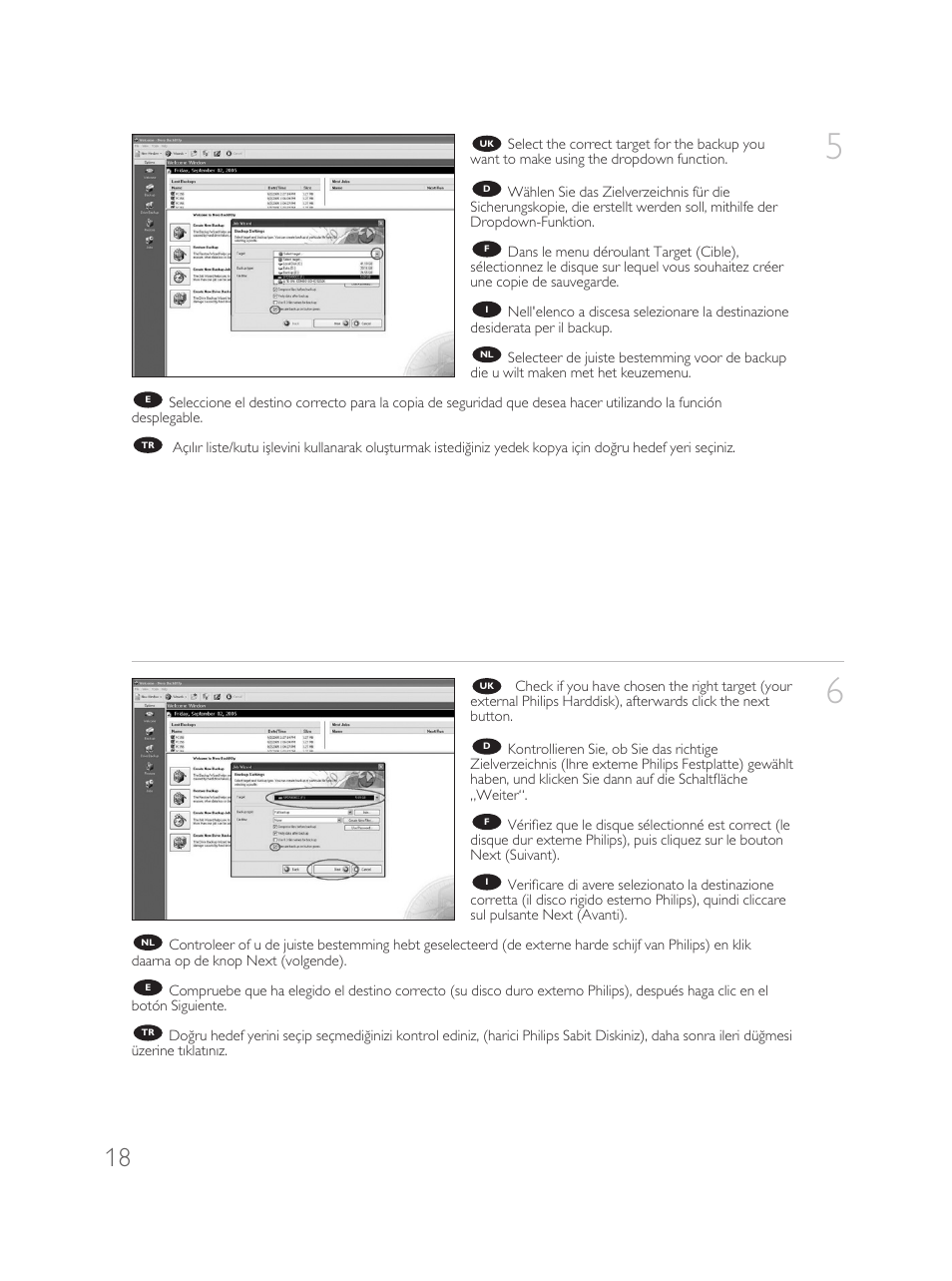 Philips Disque dur externe User Manual | Page 18 / 40