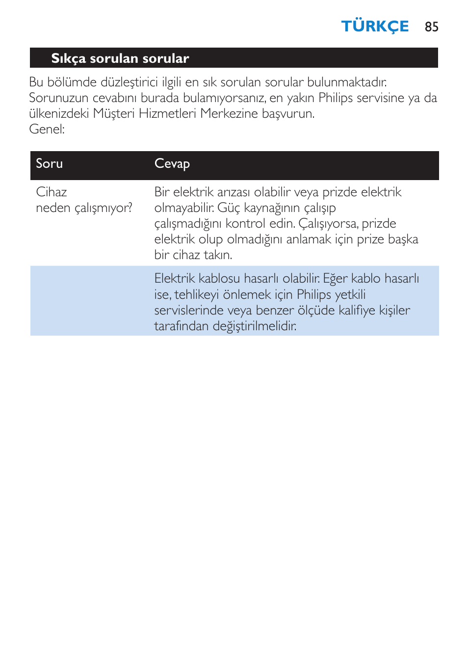 Philips SalonStraight Essential Lisseur User Manual | Page 85 / 100