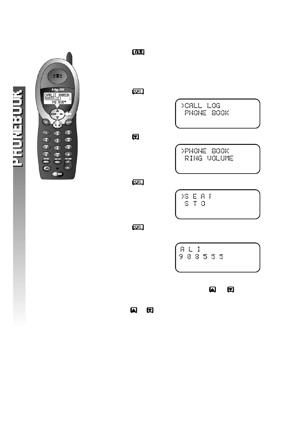Delete a number/name from phone book | AT&T 2320 User Manual | Page 35 / 52