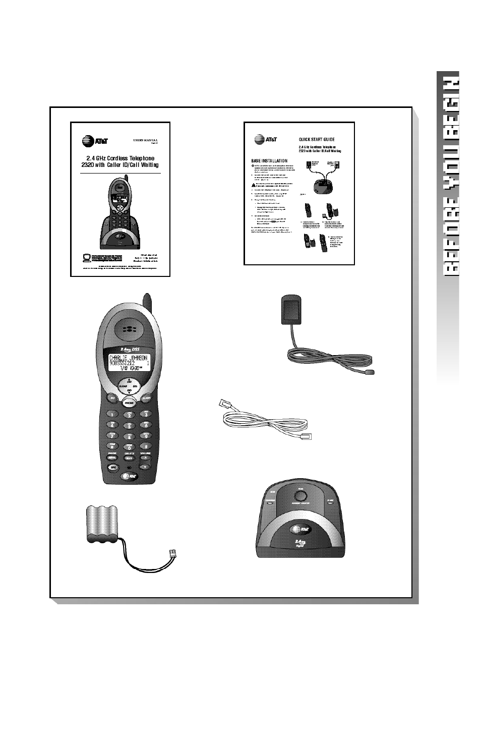 Before you begin, P a rts list | AT&T 2320 User Manual | Page 4 / 52