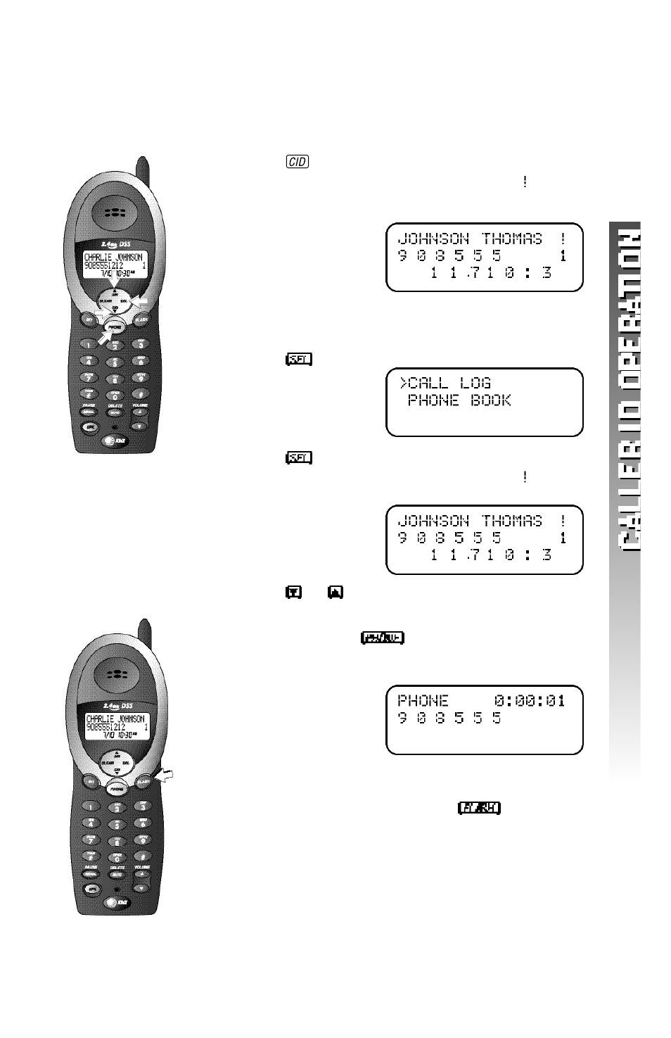 Display dial | AT&T 2320 User Manual | Page 42 / 52