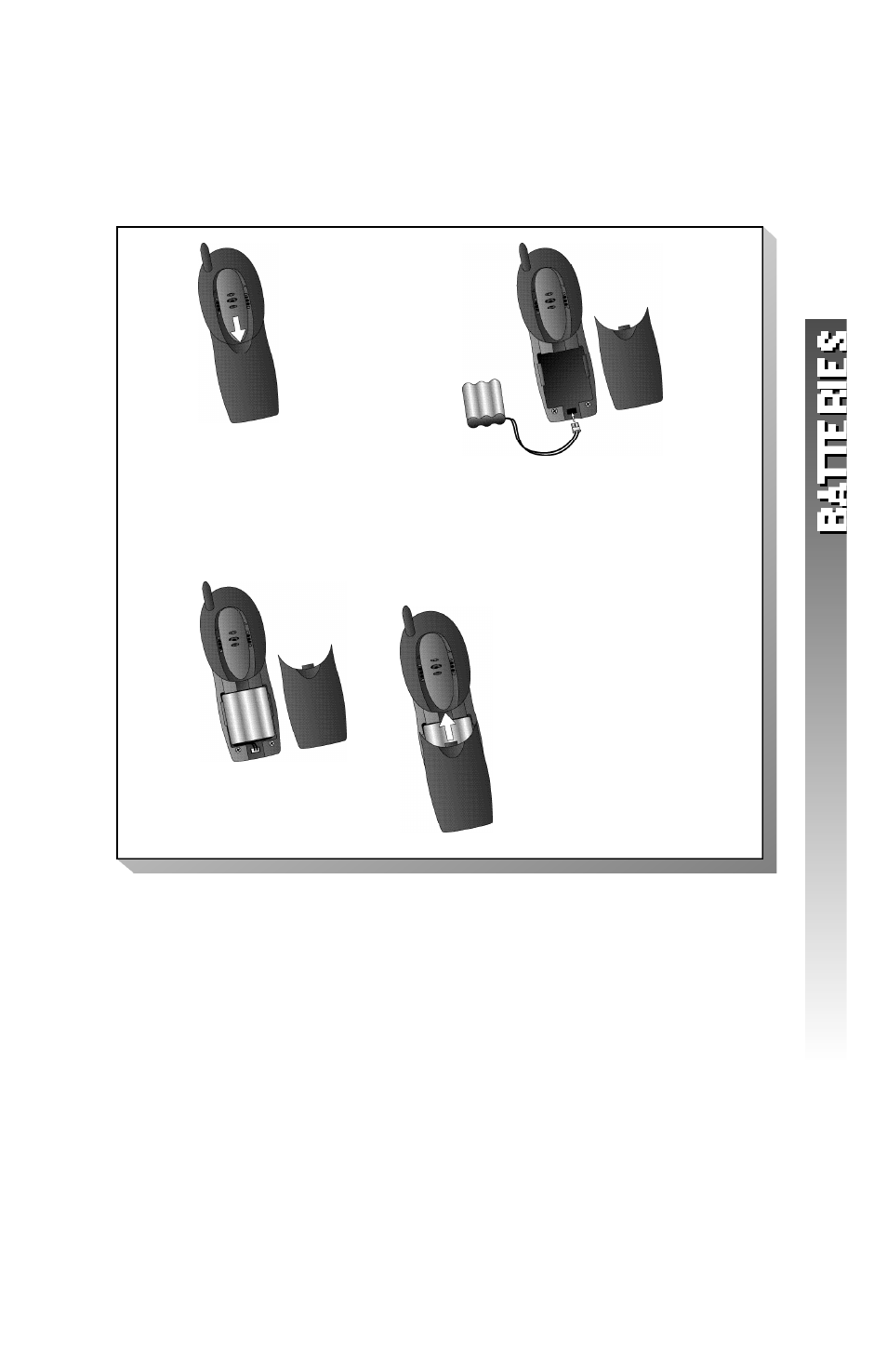 Replace the handset battery pack | AT&T 2320 User Manual | Page 44 / 52