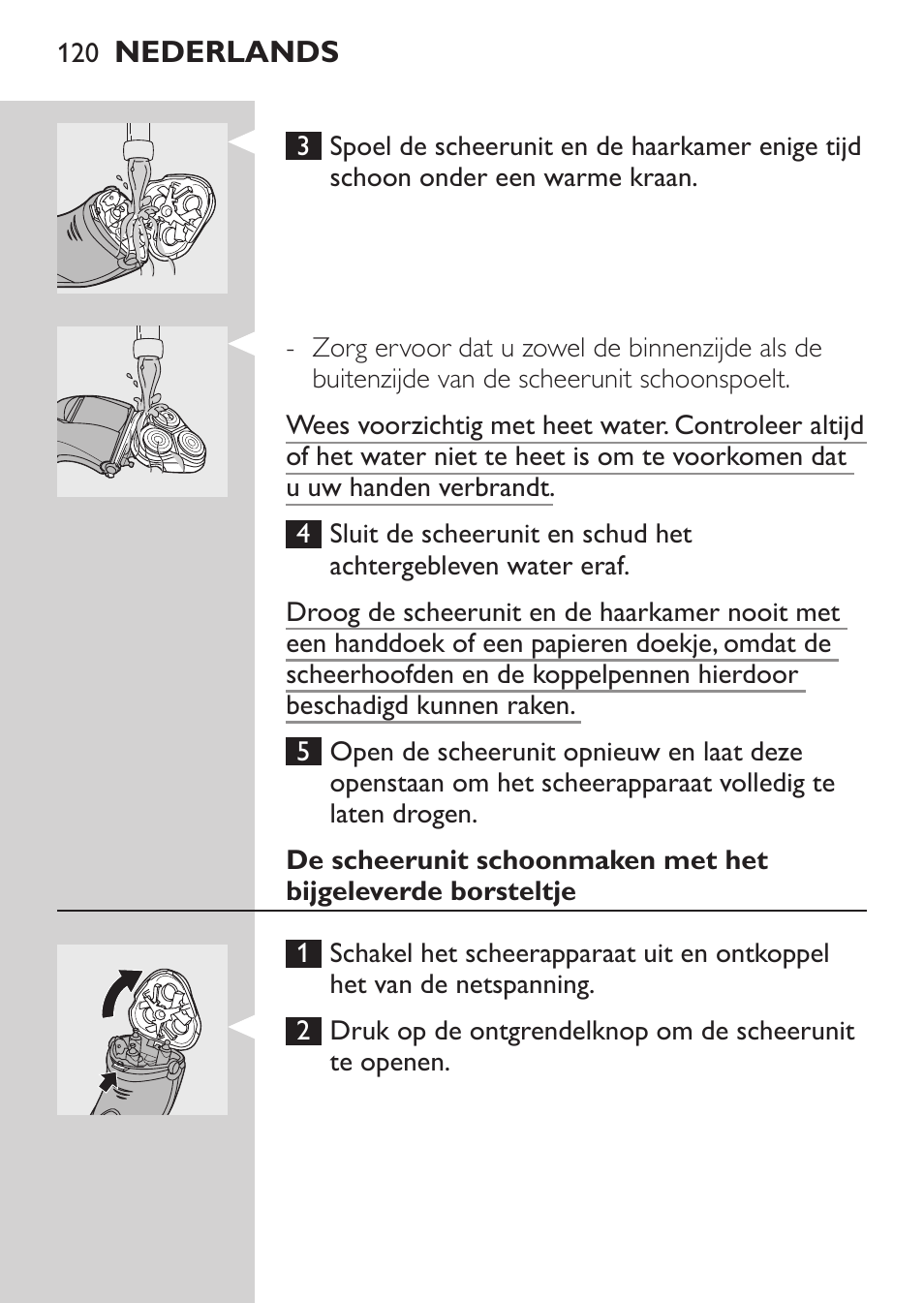 Philips Rasoir électrique User Manual | Page 118 / 180