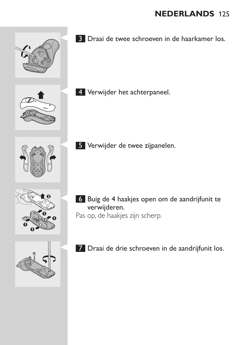 Philips Rasoir électrique User Manual | Page 123 / 180