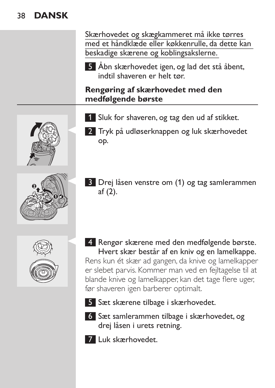 Philips Rasoir électrique User Manual | Page 36 / 180