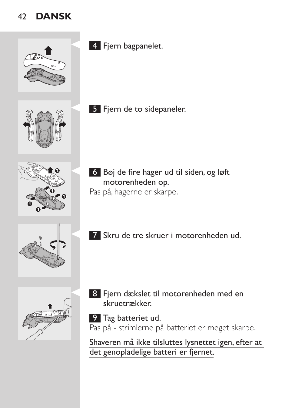Philips Rasoir électrique User Manual | Page 40 / 180