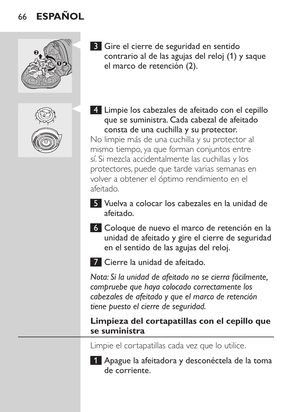 Philips Rasoir électrique User Manual | Page 64 / 180