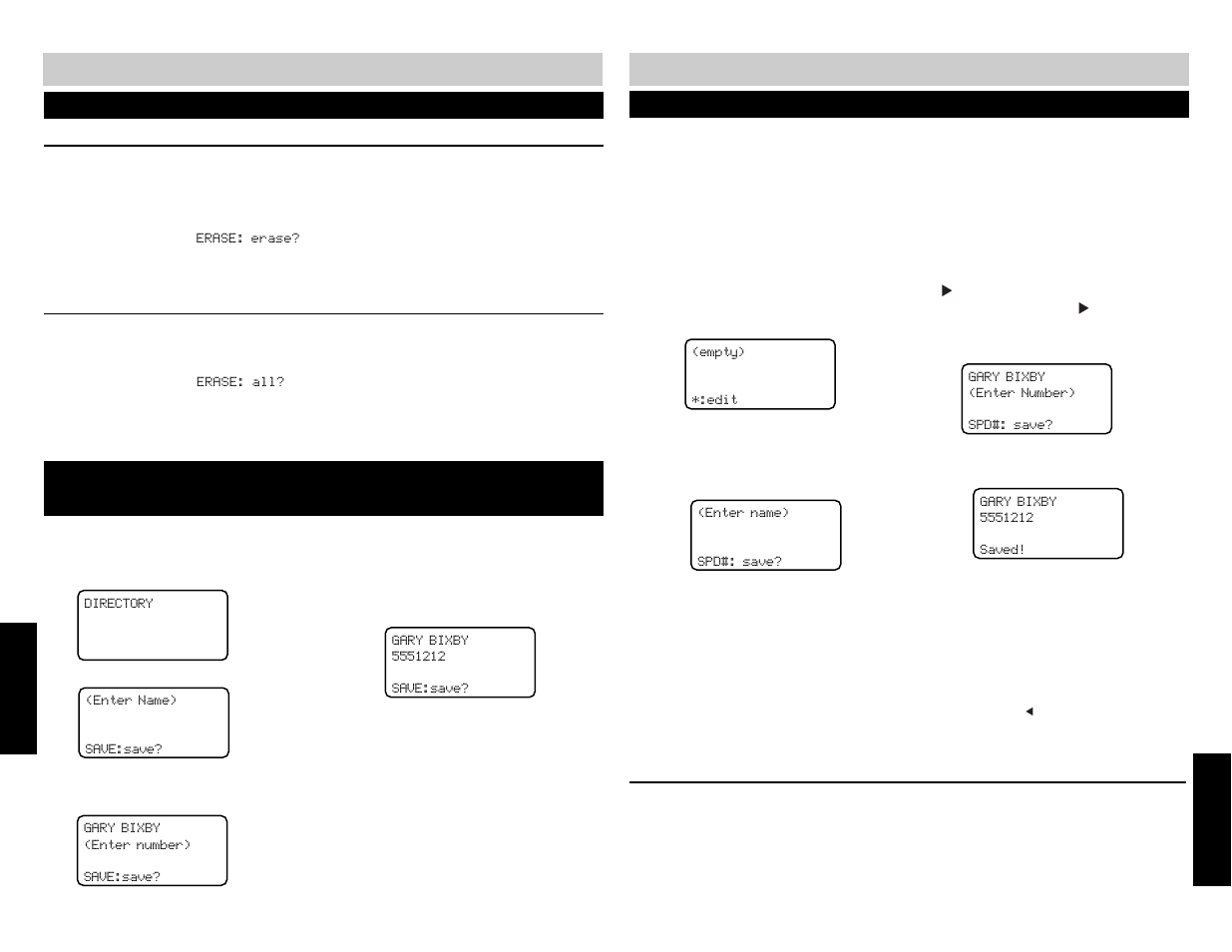 Additional features directory, Programming the feature keys, Deleting directory records | AT&T SBC-420 User Manual | Page 19 / 26