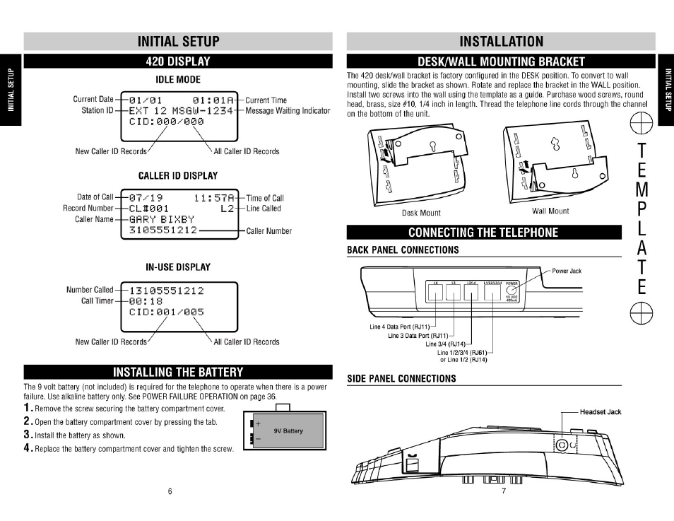 AT&T SBC-420 User Manual | Page 5 / 26