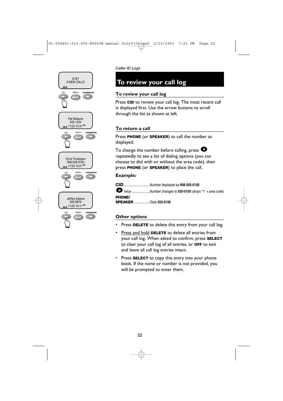 AT&T E5600 User Manual | Page 24 / 32
