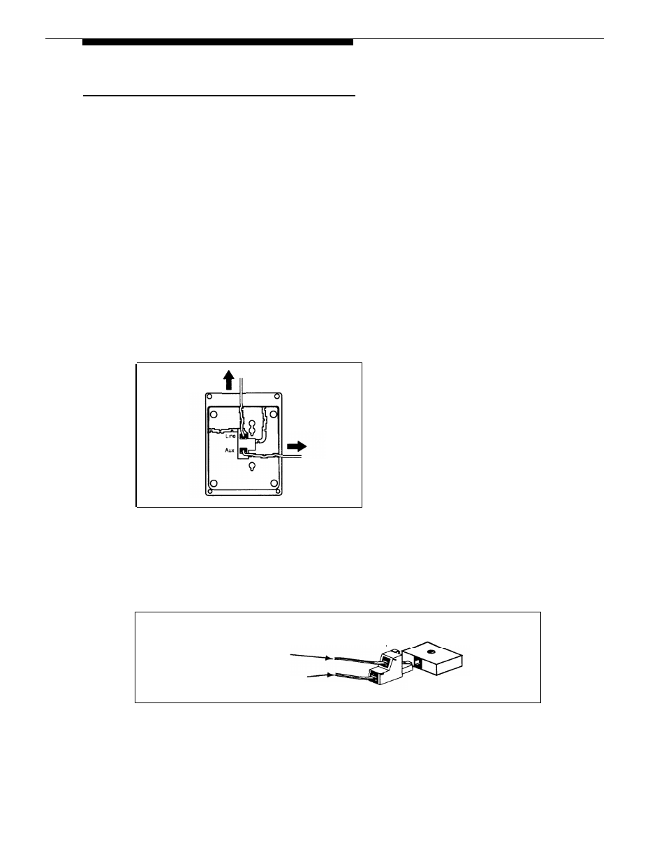 Combination extensions, Using a direct connection, Using a bridging adapter | Using a direct connection using a bridging adapter | AT&T Partner Plus User Manual | Page 10 / 26