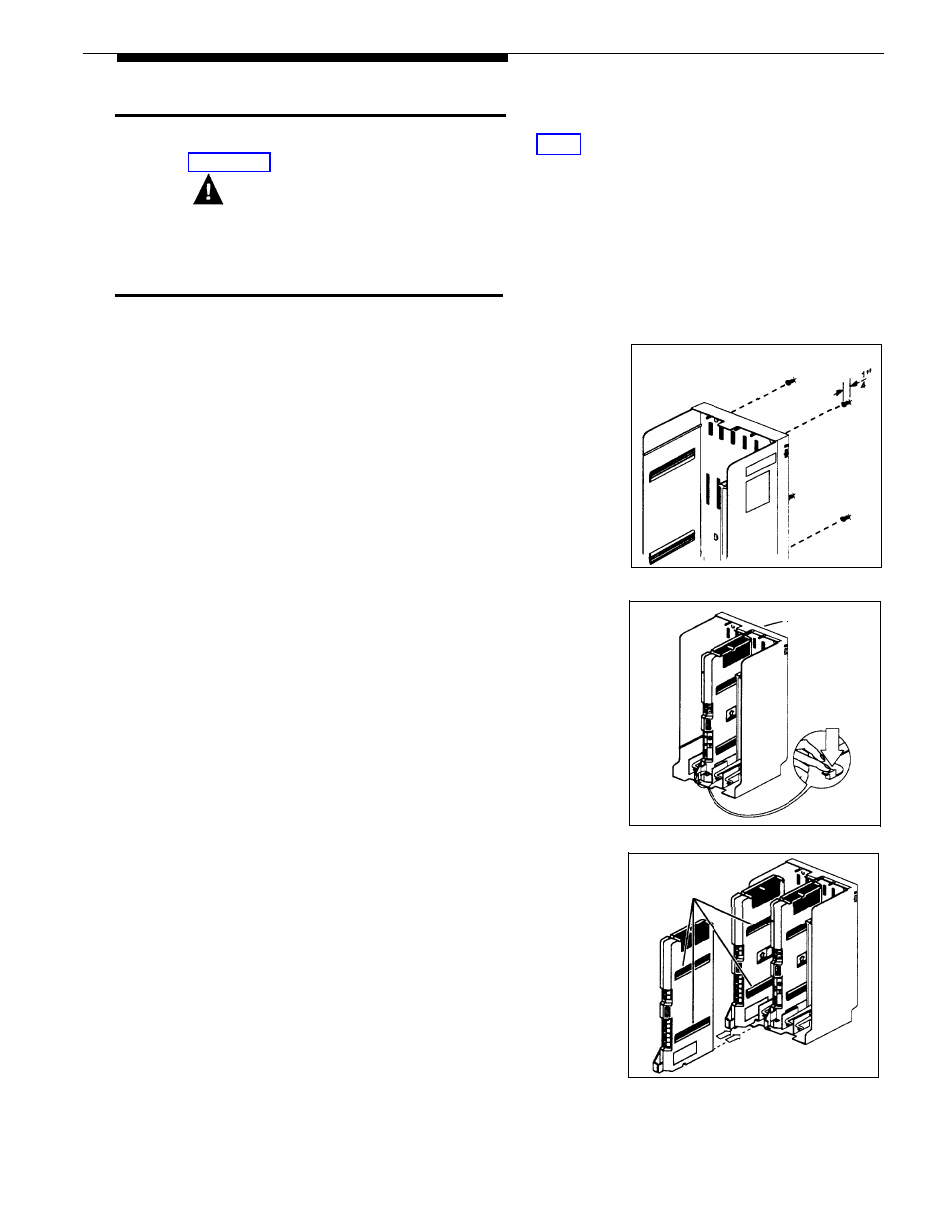 Installation procedures, Installing the control unit and modules | AT&T Partner Plus User Manual | Page 11 / 26