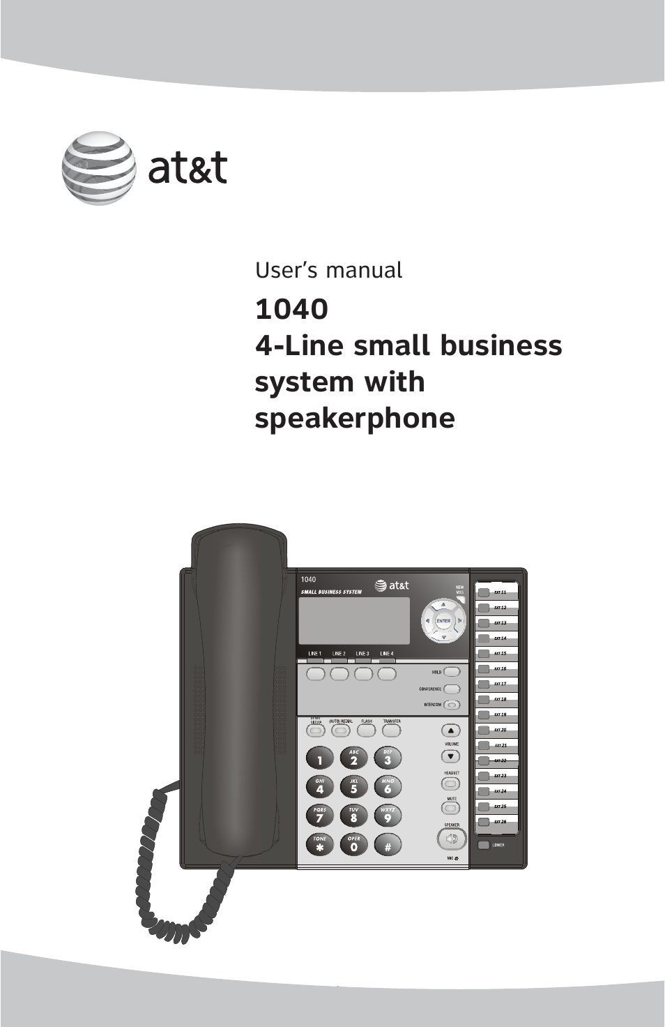 AT&T 1040 User Manual | 74 pages