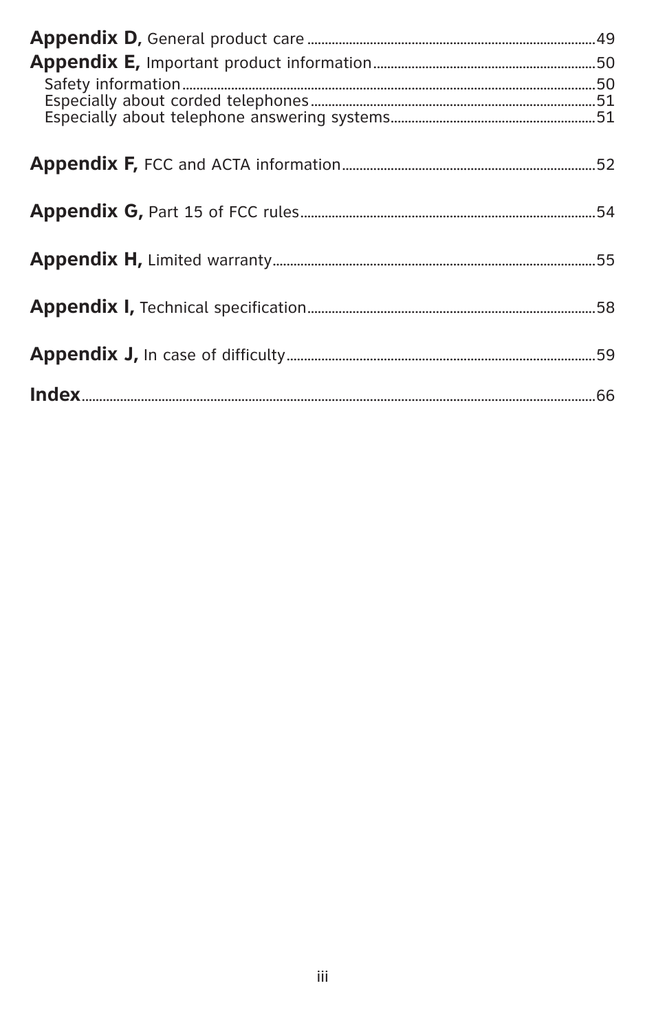 AT&T 1040 User Manual | Page 6 / 74