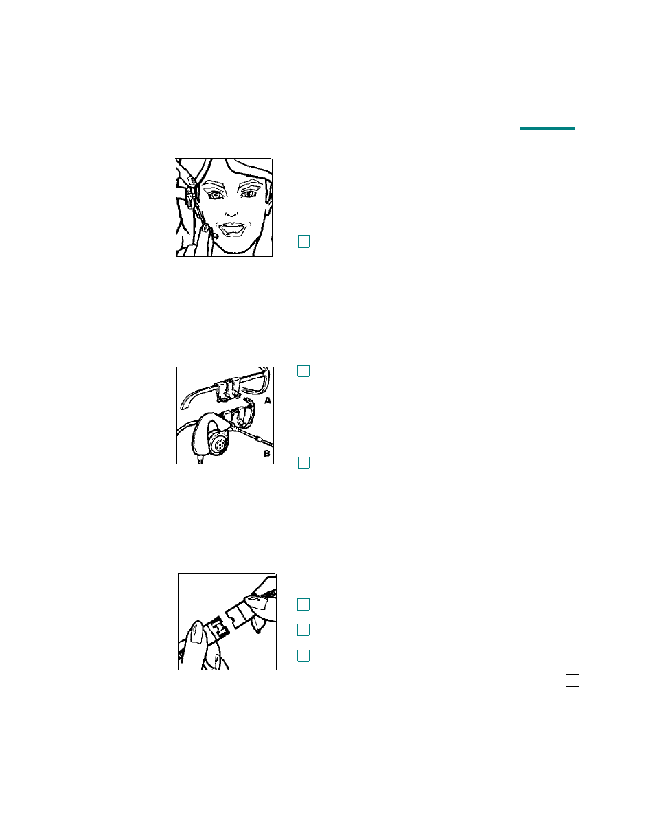 Adjusting the voice tube, Maintenance hint for optimum performance, Attaching mirage® to glasses | Quick disconnect | AT&T Mirage CIB 3144 User Manual | Page 5 / 6