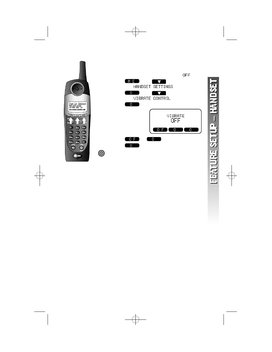 Vibrate contro l | AT&T 5845 User Manual | Page 17 / 78
