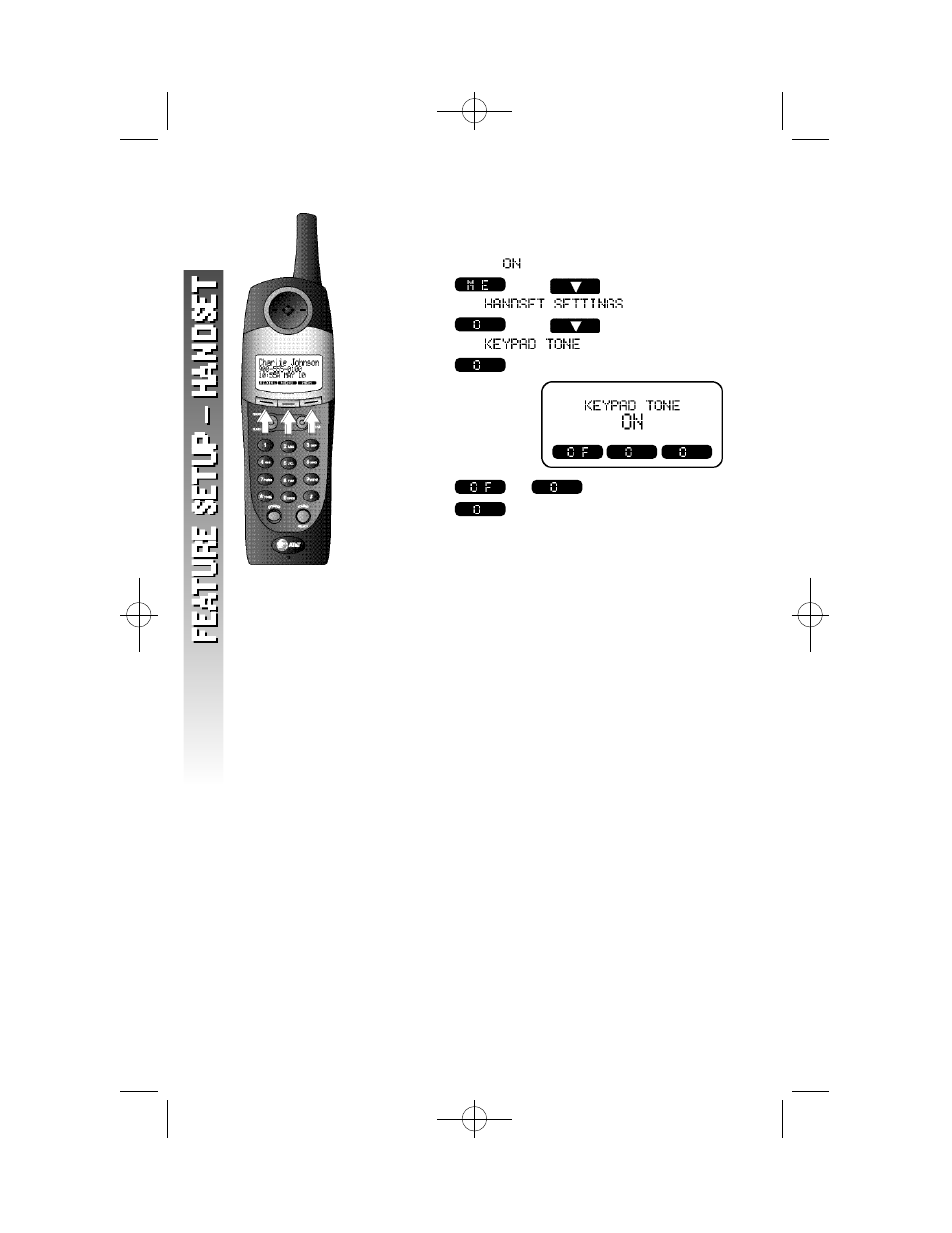 Keypad to n e | AT&T 5845 User Manual | Page 20 / 78