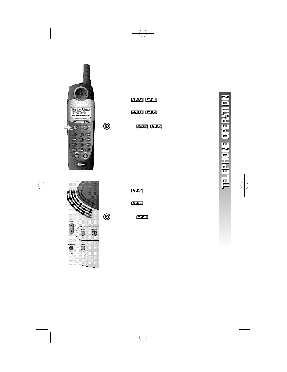 Flash/call waiting | AT&T 5845 User Manual | Page 33 / 78
