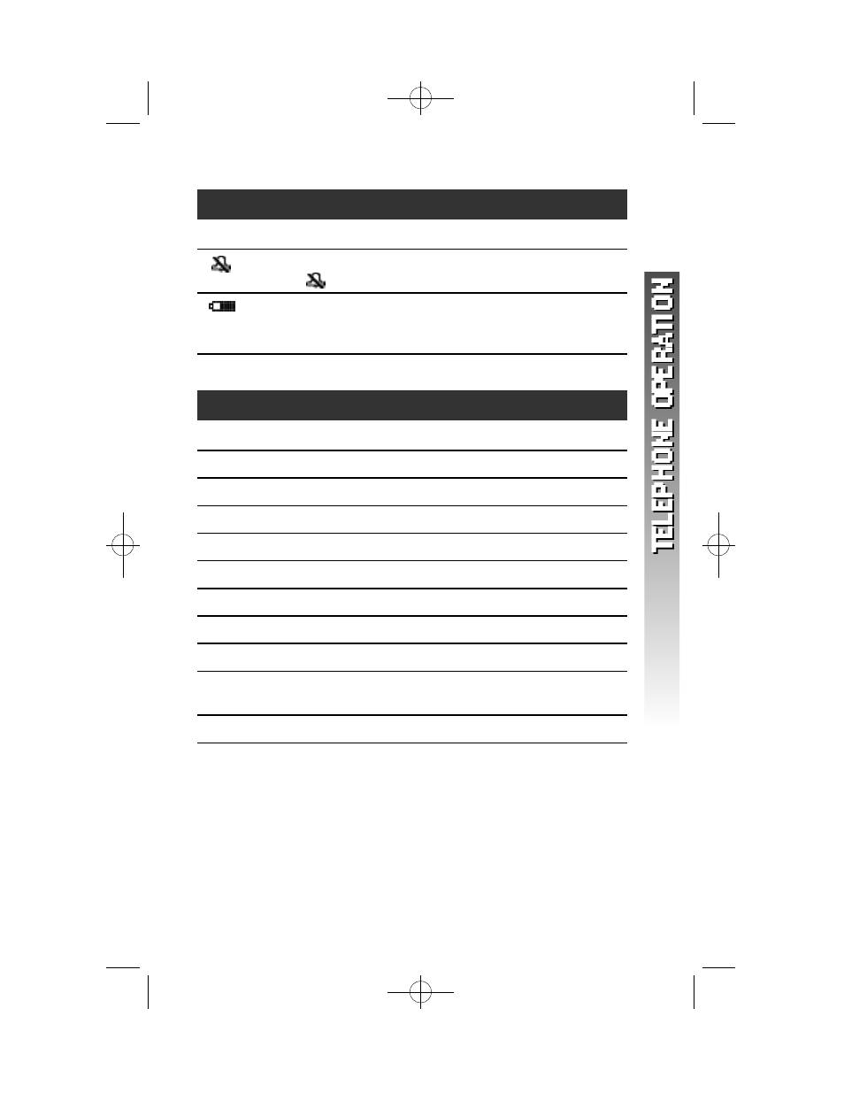 Base icons, Base lights | AT&T 5845 User Manual | Page 39 / 78