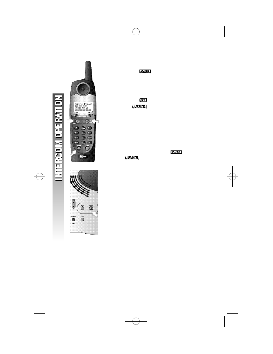 Answering interc o m, End interc o m, Answer an incoming call while on an intercom call | AT&T 5845 User Manual | Page 42 / 78