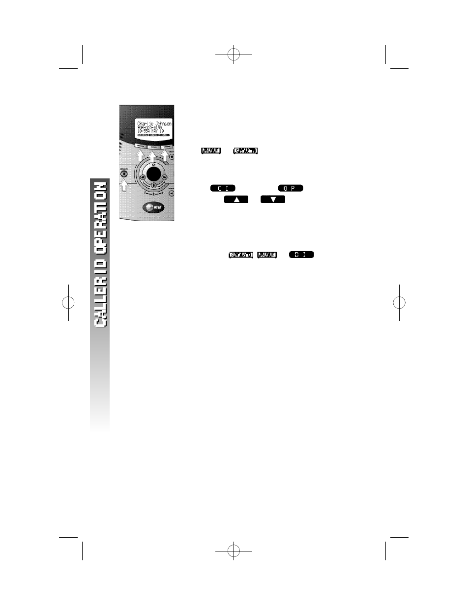 Display dial | AT&T 5845 User Manual | Page 52 / 78