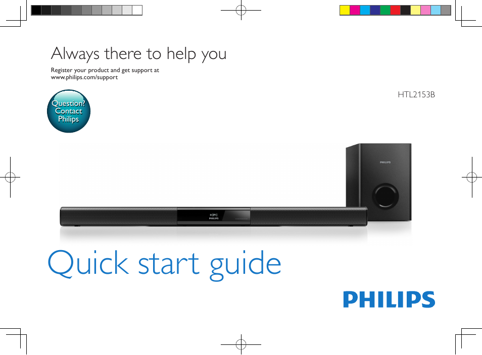 Philips Barre de son User Manual | 16 pages