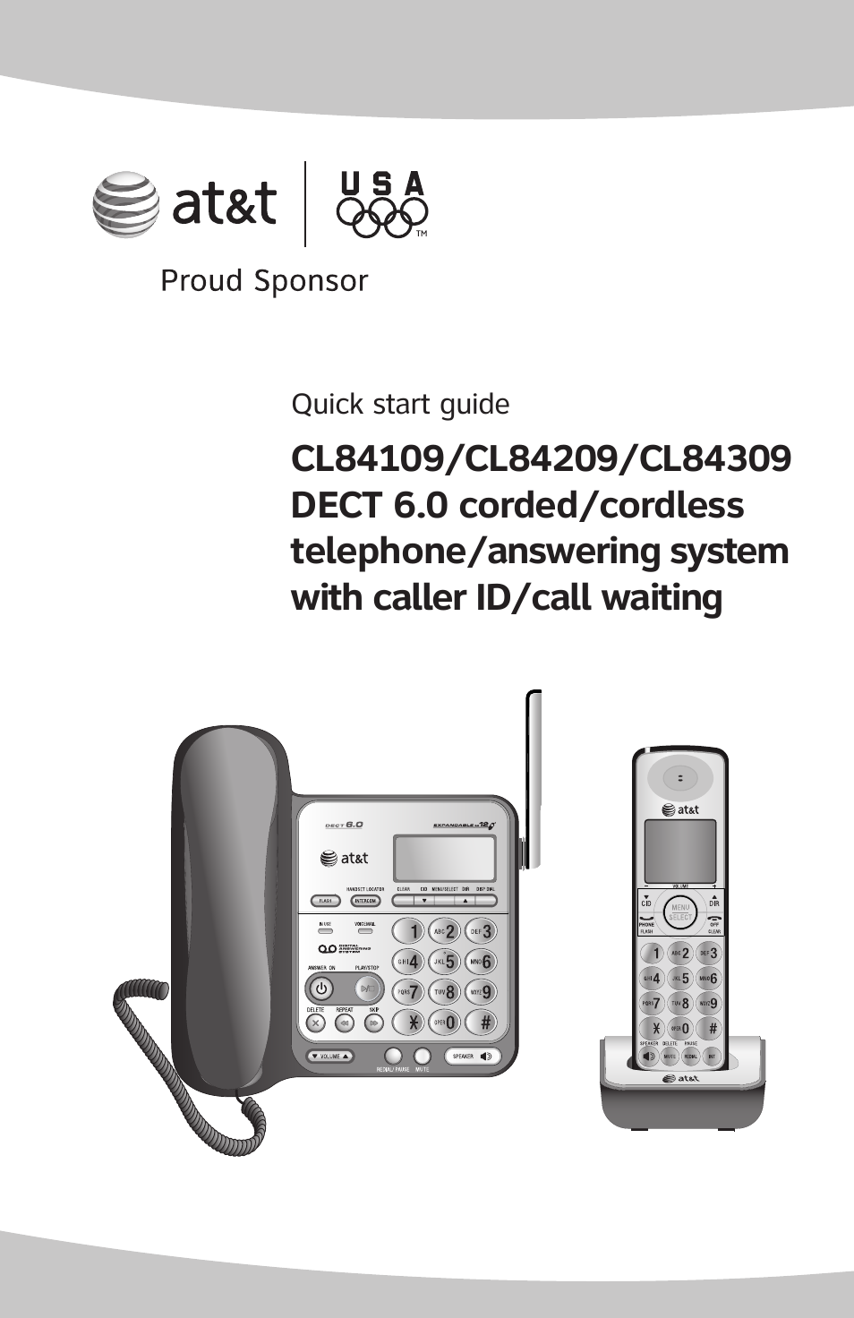 AT&T DECT CL84209 User Manual | 12 pages
