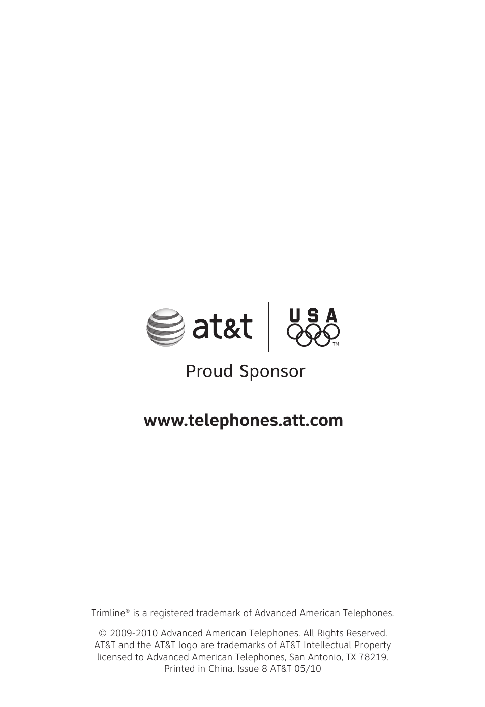 AT&T TRIMLINE TR1909 User Manual | Page 43 / 43