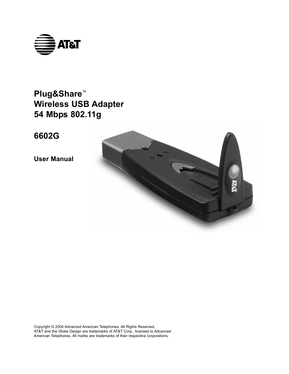 AT&T PLUG&SHARE 6602G User Manual | 38 pages