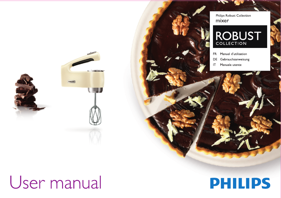 Philips Robust Collection Batteur User Manual | 24 pages