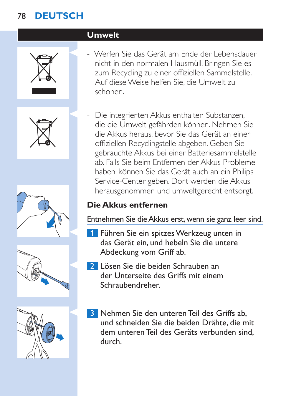 Philips Lumea Épilateur à lumière intense pulsée User Manual | Page 78 / 134