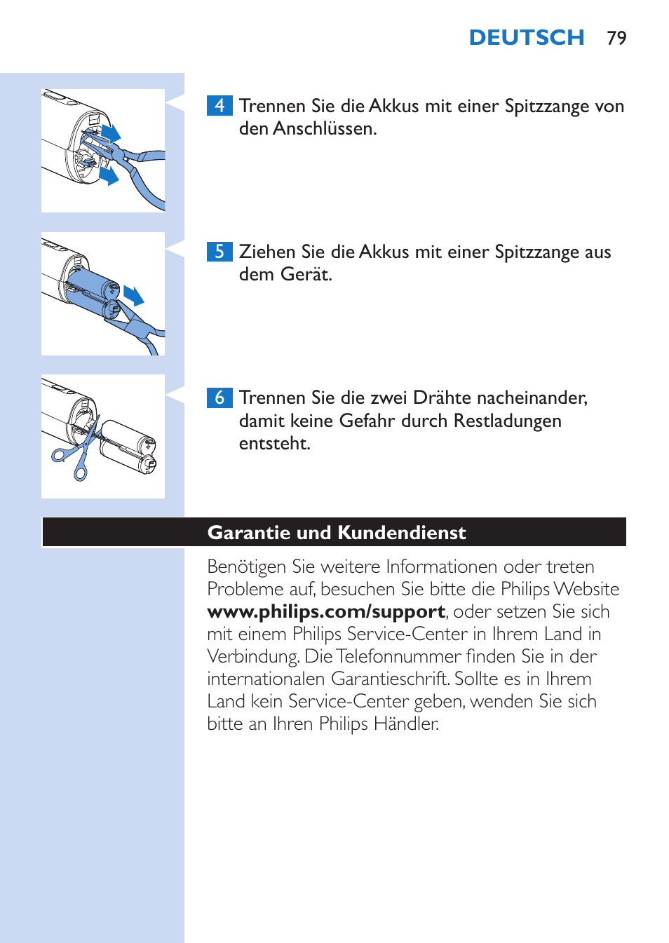 Philips Lumea Épilateur à lumière intense pulsée User Manual | Page 79 / 134