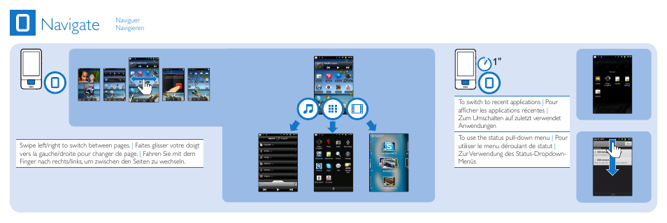 Navigate | Philips GoGEAR Mini tablette sous Android™ User Manual | Page 4 / 11