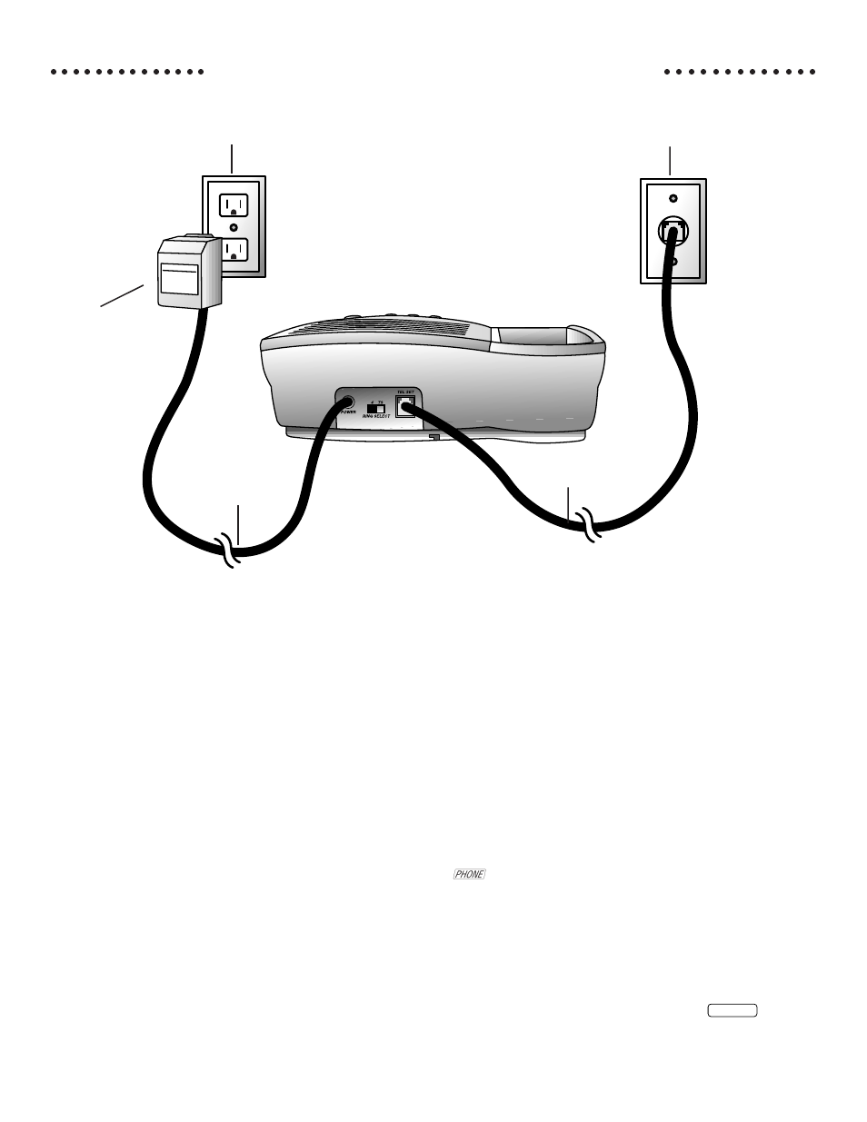 Installation, Insert the microcassette, Install the handset battery | Set the handset ringer on/off switch, Connect the telephone line cord, Mount the base on the wall (wall mounting only), Connect the power cord | AT&T 847868304 User Manual | Page 2 / 23