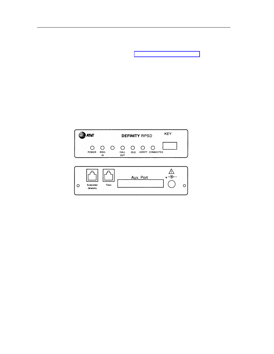 Rpsd key | AT&T DEFINITY Remote Port Security Device User Manual | Page 28 / 109