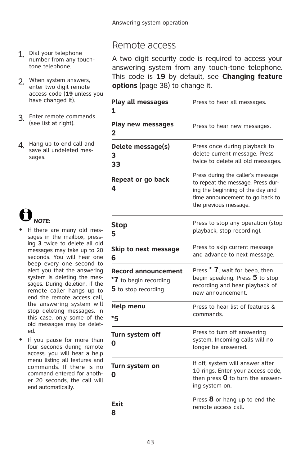 Remote access | AT&T E2912 User Manual | Page 46 / 71
