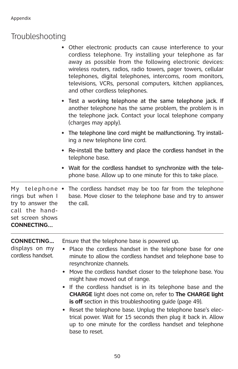 Connecting, Troubleshooting | AT&T E2912 User Manual | Page 53 / 71