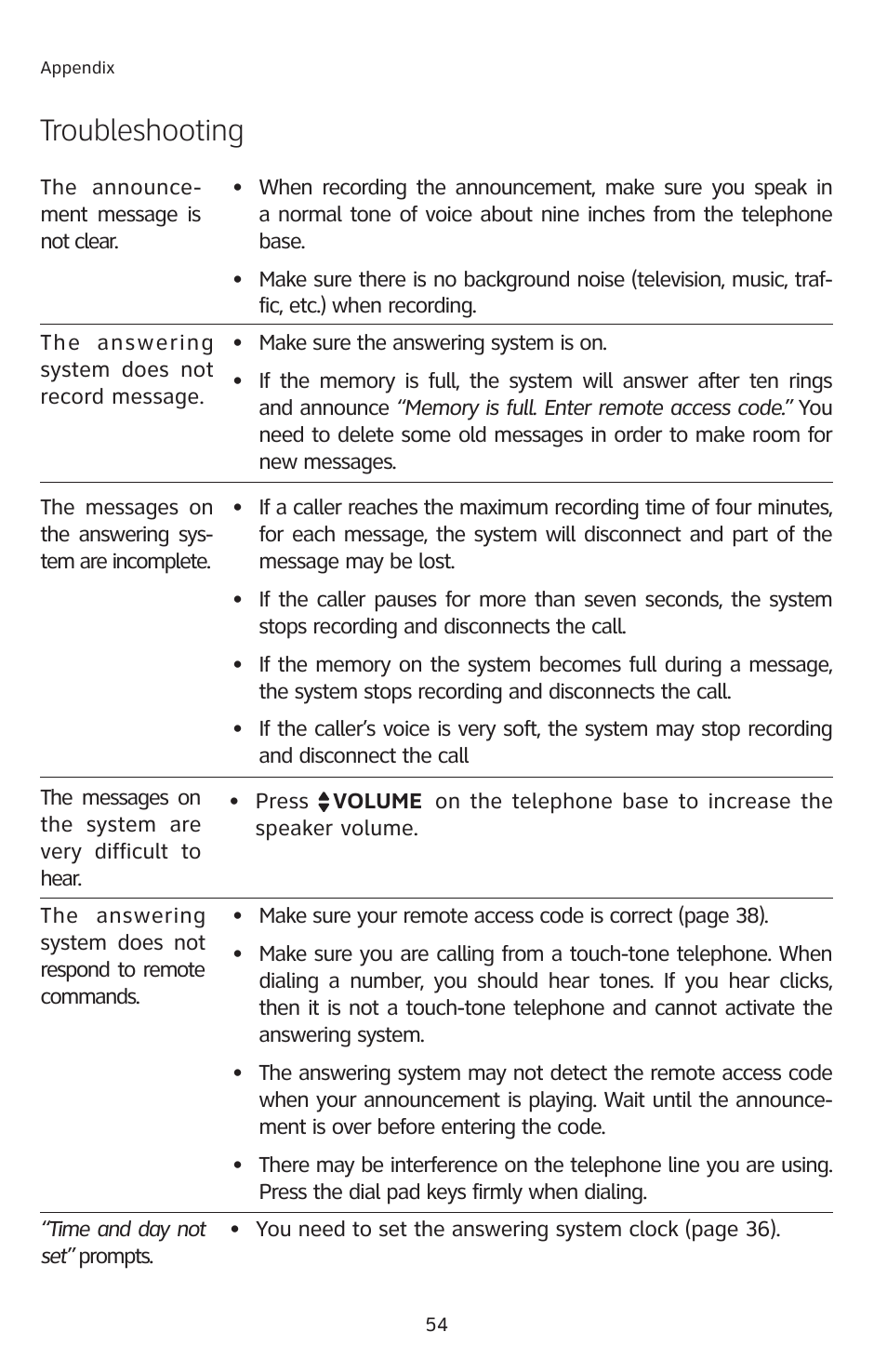 Troubleshooting | AT&T E2912 User Manual | Page 57 / 71