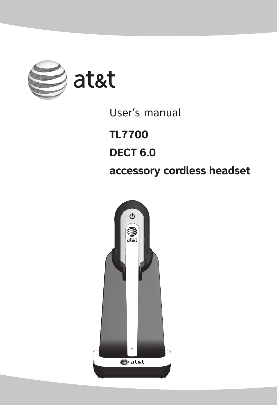 AT&T TL7700 User Manual | 43 pages