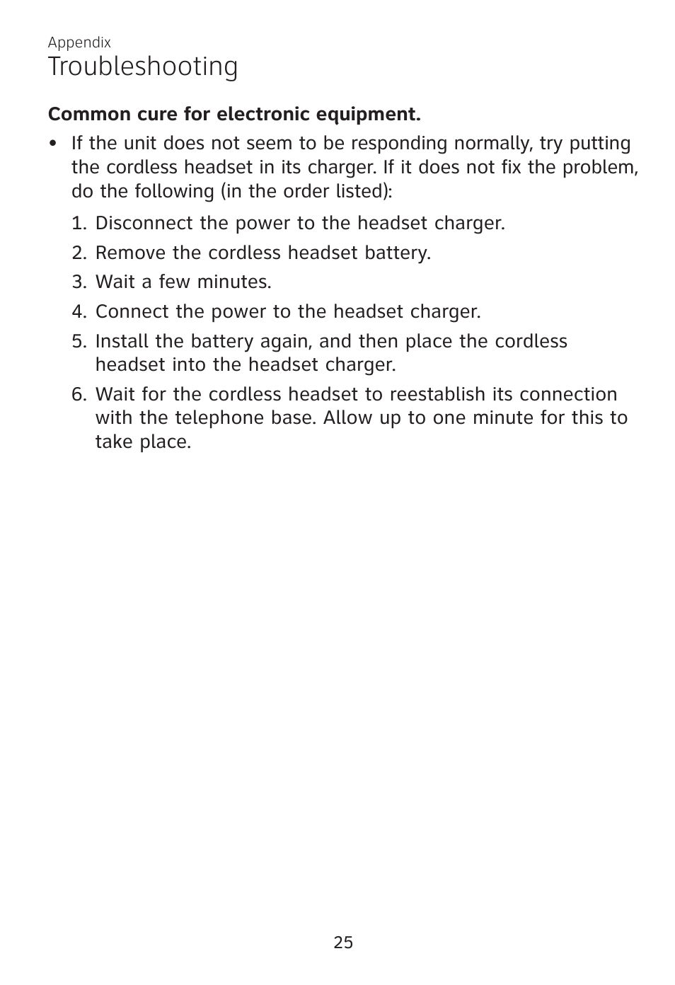 Troubleshooting | AT&T TL7700 User Manual | Page 29 / 43