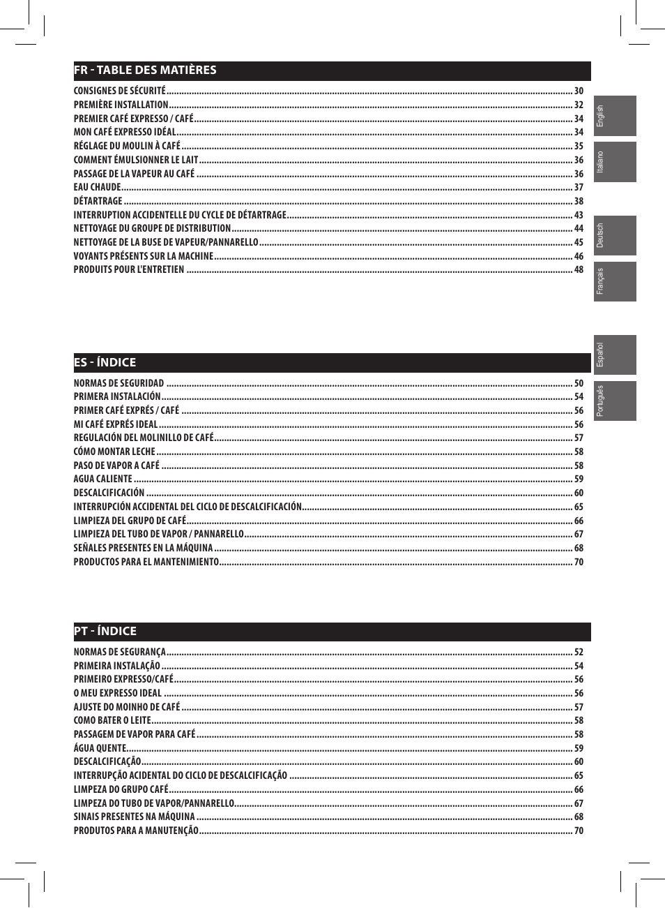 Philips Saeco Xsmall Machine espresso Super Automatique User Manual | Page 5 / 72